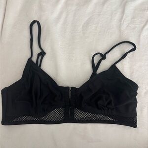 Forever 21 Black Mesh Accent Bralette